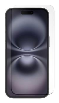 MOBILIS SCREEN PROTECTOR TEMPERED GLASS CLEAR - 9H- FOR IPHONE 16 ACCS (017077)