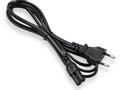 ON Strömkabel 2-pin, 1,5m (svart) Euro-kontakt, utan jordning
