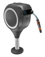 Gardena Slangeboks terrasse RollUp M 20 m slange, hvit, automatisk opprulling