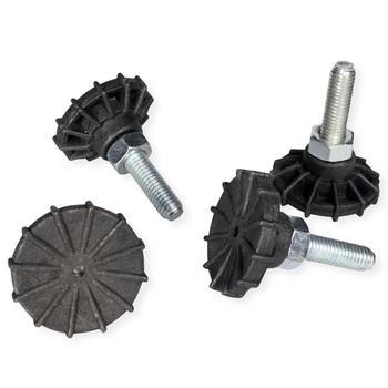 ROLINE 19-Inch Levelling Feet, 4  (26.21.0078)