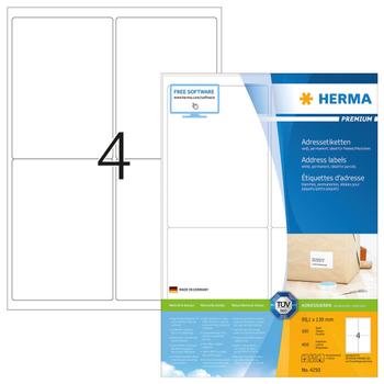 HERMA Etikett HERMA Adress 99, 6x139mm (400) (4250)