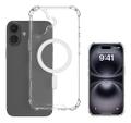 4smarts iPhone 17 Hybrid Case Ibiza, MagSafe compatible, transparent