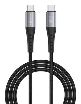 4smarts USB-C Kabel PrimeCord 60W 1.5m. schwarz (541454)