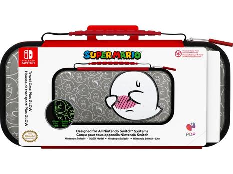 PDP NSW Travel Case Plus GLOW (Boo Hoo) Unik design som lyser i mörkret, kompatibel med alla nintendo switch-modeller (750122SWTCPBH)