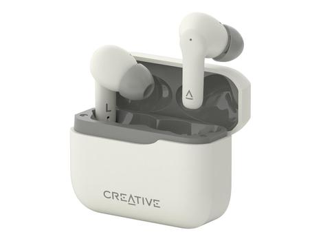 CREATIVE Labs Creative Zen Air Pro - True Wireless-KopfhÃ¶rer mit Mikrofon - cremefarben (51EF1100AA000)