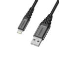 OTTERBOX PREMIUM CABLE USB ALIGHTNING 2M BLACK CABL