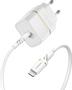 OTTERBOX USB-C Wall Charger 20W + USB-C to Lightning Cable Hvit