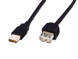 DIGITUS USB 2.0 EXT. CABLE A 3.0M USB 2.0 CONFORM NS (AK-300202-030-S)