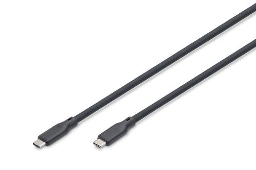DIGITUS 0.5M USB-C CABLE 40GBPS BLACK (AK-300344-005-S)