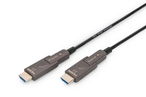 DIGITUS 4K HDMI AOC Connectioncable HDMI to HDMI 4Kx2Ka60HZ 10m Detachable (AK-330127-100-S)