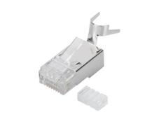 DIGITUS CAT 6A Modular Plug 8P8C shielded for solid wire AWG 22-23 IN
