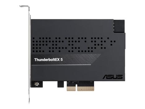 ASUS ThunderboltEX 5 expansion card dual Thunderbolt 5 USB C ports DisplayPort 2.1 PCIe 4.0 (90MC0E50-M0EAY0)