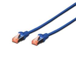DIGITUS CAT 6 S-FTP patch cord Cu LSZH AWG 27/7 length 0.25 m color blue NS (DK-1644-0025/B)