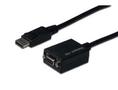 DIGITUS DisplayPort adapter cable DP - HD15 M/F 0.15m w/interlock DP 1.1a compatible CE bl NS