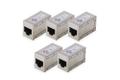 DIGITUS Modular Coupling 8P8C 1:1 shielded CAT6 metal housing 5 pcs.
