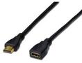 DIGITUS HDMI High Speed extension cable type A M/F 5.0m w/Ethernet Full HD60Hz gold bl NS