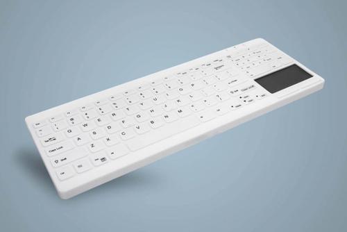 CHERRY HYGIENE COMPACT ULTRAFLAT TOUCHPAD KEYBOARD WITH NUMPAD FU PERP (AK-C7412F-GUS-W/GE)