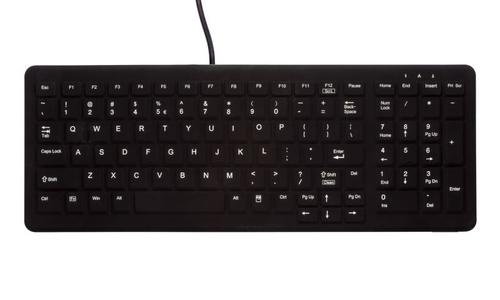 CHERRY HYGIENE BACKLIT COMPACT KEYBOARD WITH NUMPAD SEALED USB PERP (AK-CB7000F-U1-B/GE)