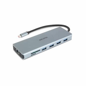 DICOTA A - Docking station - USB-C - DP, HDMI - 1GbE (D32065)