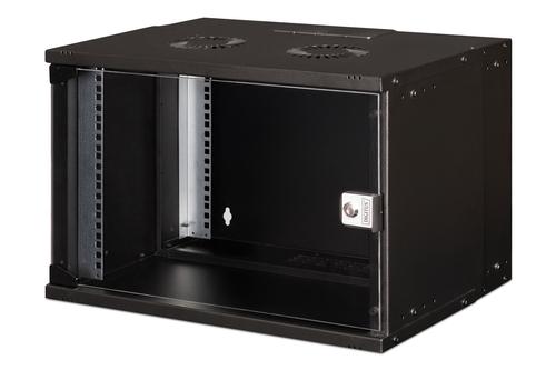 DIGITUS 19IN 7U wall mounting cabinet SOHO PRO 370 x 540 x 400 mm black IN (DN-49203)