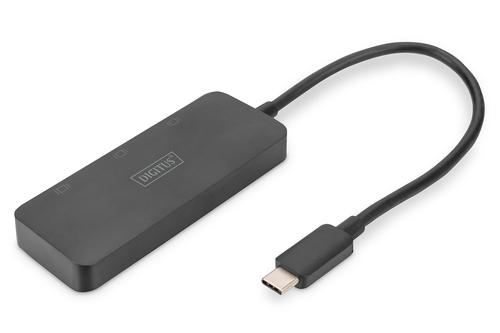 DIGITUS USB-C - 3x DP MST Video Hub DP 1.4. 4K/60Hz (DS-45334)