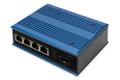 DIGITUS Industrial 4+1 Port Fast Ethernet Switch Unmanaged. 4 RJ45 Ports 10/100 Mbits