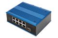 DIGITUS Industrial 8+1 Port Fast Ethernet PoE Switch Unmanaged. 8 RJ45 Ports 10/100 Mbits