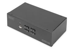 DIGITUS KVM-Switch 4-Port Dual-Display,4K, HDMI