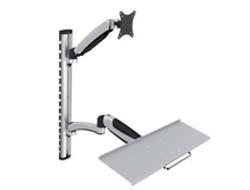 DIGITUS FLEXIBLE WALL MOUNT FOR WORKSPACES FOR MONITOR+KEYBOARD (DA-90354)
