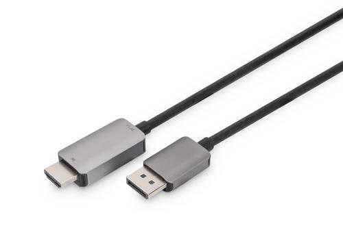 DIGITUS 8K DisplayPort Adapter Cable, DP to HDMI T, ype A (DB-340305-018-S)