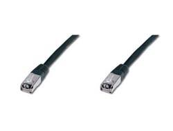 DIGITUS Kab P SF/UTP CAT5e  5m schwarz Polybag (DK-1531-050/BL)