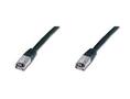 DIGITUS Kab P SF/UTP CAT5e  5m schwarz Polybag