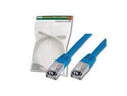 DIGITUS SF-UTP PatchCord Cat5e. CU. Blue. 3.0m Factory Sealed (DK-1531-030/B)