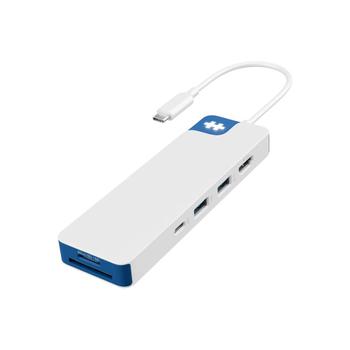 HYPER HyperDrive Flex 8 Port USB-C Hub - Blue (HD4102BUGL)