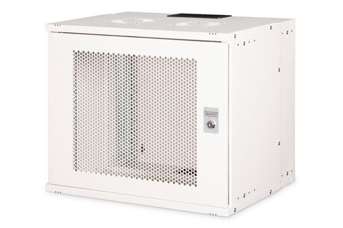 DIGITUS 19 9U wall mounting cabinet SOHO Pro perforated door 460 x 540 x 400 mm unmounted gr NS (DN-49209)