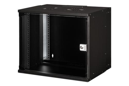 DIGITUS 19IN 9U wall mounting cabinet SOHO PRO 460 x 540 x 400 mm black IN (DN-49205)