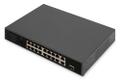 DIGITUS 16 Port 10/100 Mbps PoE Switch 16 x10/100Mbps PoE RJ45 Ports1x GE RJ451x SFP