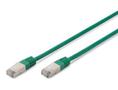 DIGITUS SF-UTP PatchCord Cat5e. CU. Green. 0.5m