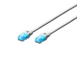 DIGITUS CAT5e U-UTP pat.cable 1m whiteCAT5e U-UTP pat.cable 1m white Cu PVC AWG 26/7 NS (DK-1512-010/WH)