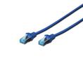 DIGITUS SF-UTP PatchCord Cat5e. CCA. Blue. 0.5m