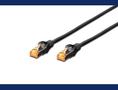 DIGITUS Patchkabel RJ45 S/FTP Cat6 2.00m schwarz Hebelschut