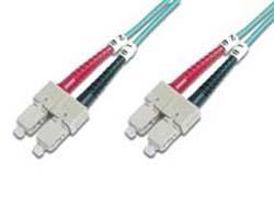 DIGITUS LWL Patchkabel SC -> SC 2.00m Multimode Duplex OM3 (DK-2522-02/3)