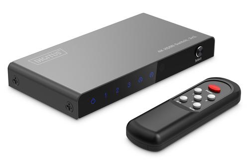 DIGITUS HDMI Switch, 4x1 4K/60Hz HDCP 2.3 (DS-55331)