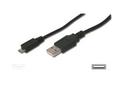 DIGITUS USB CONN CABLE TYPE A-MICRO B M/M 1.0M USB 2.0 COMPATIBLE