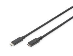 Digitus USB type C-forlengelseskabel - 24 pin USB-C til 24 pin USB-C - 2 m (AK-300210-020-S)
