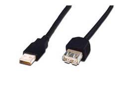 DIGITUS USB 2.0 Ext.cable,  (AK-300202-050-S)