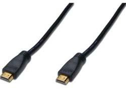 DIGITUS HDMI High Speed connection cable type A w/ amp. M/M 15.0m Full HD CE gold bl NS (AK-330105-150-S)