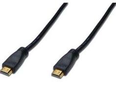 DIGITUS HQ HDMI Kabel sort 15m, HDMI 1.3, HDMI: Han - HDMI: Han, med AMP