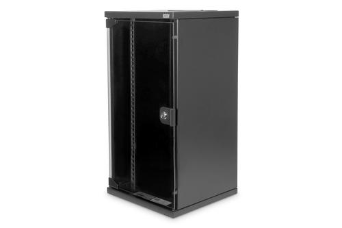 DIGITUS WALL MOUNTING CABINET 12 U 10IN 592 X 312 X 300MM BLACK CHSS (DN-10-12U-B)