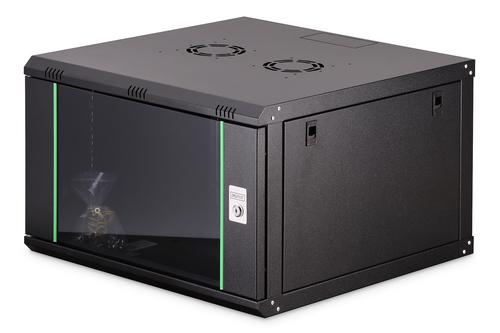 DIGITUS 7U Wall Mounting Cabinet 416x600x600 mm. Black  (DN-19 07U-6/6-EC-SW)